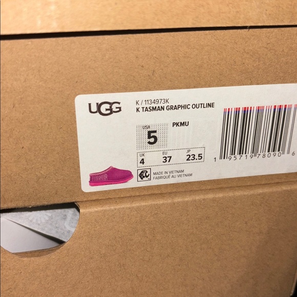 UGG big kids Tasman Graphic Outline Pink - Picture 6 of 6